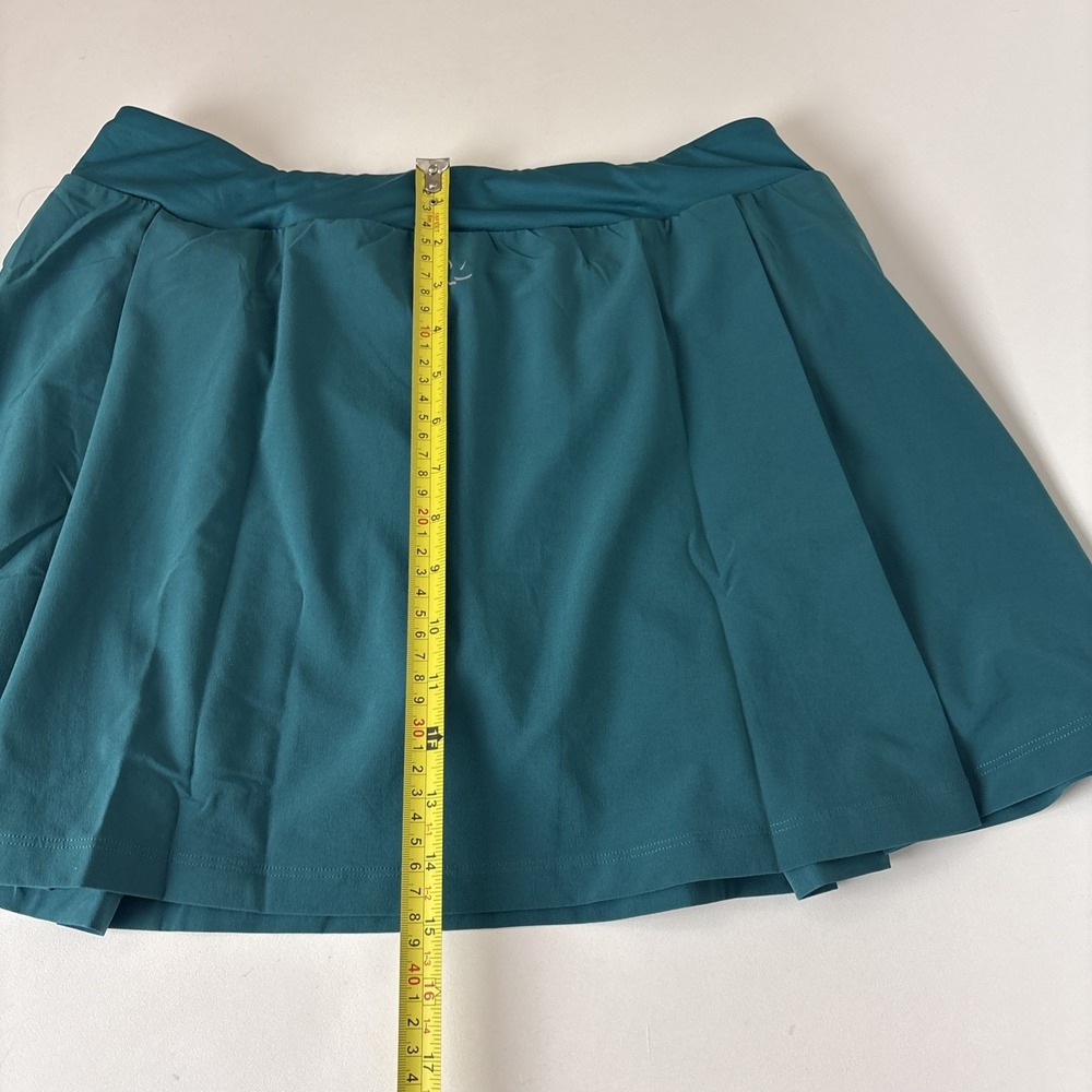 NWT! BEYOND YOGA court advantage tennis Skirt Skort womens size medium teal - Picture 10 of 14